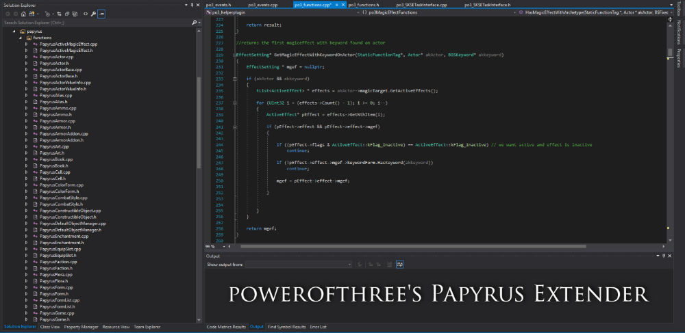 powerofthree's Papyrus Extender | Расширение Папируса для Skyrim LE