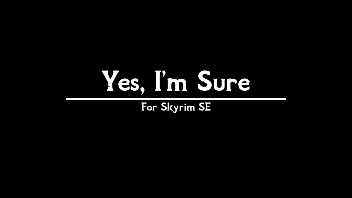 Да, я уверен | Yes Im Sure (SE-AE)