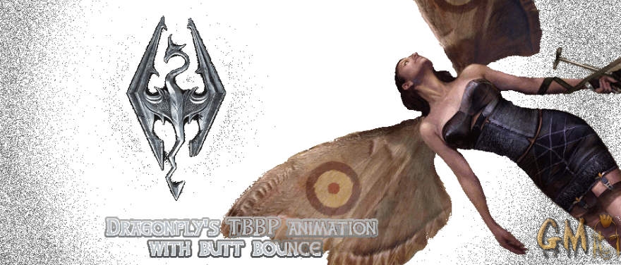 Походка для женских персонажей / The TBBP animation of Dragonfly with butt bounce