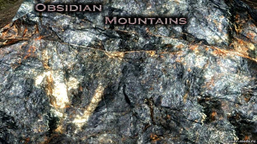 Обсидиановые текстуры гор / Obsidian Mountains Texture