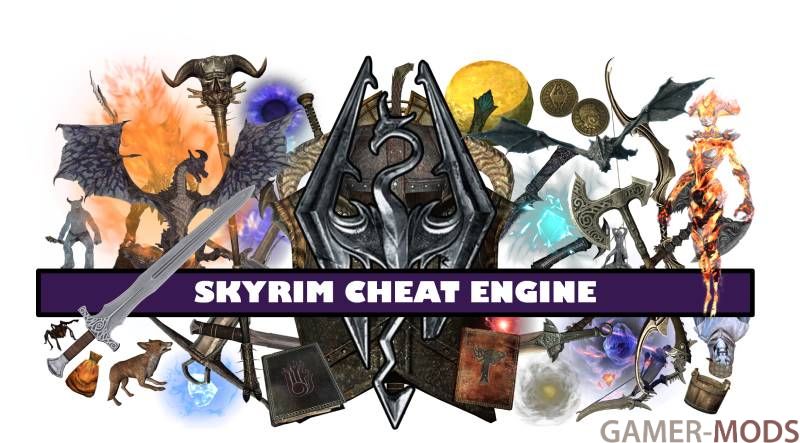 Skyrim Cheat Engine / Читерский движок Скайрима - Получение предметов из модов (SE-AE)