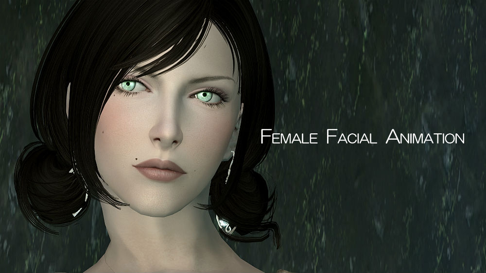 Женская лицевая анимация | Female Facial Animation
