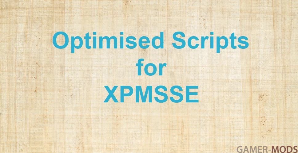 Оптимизированные скрипты для XPMSSE / Optimised Scripts for XPMSSE (SE-AE)