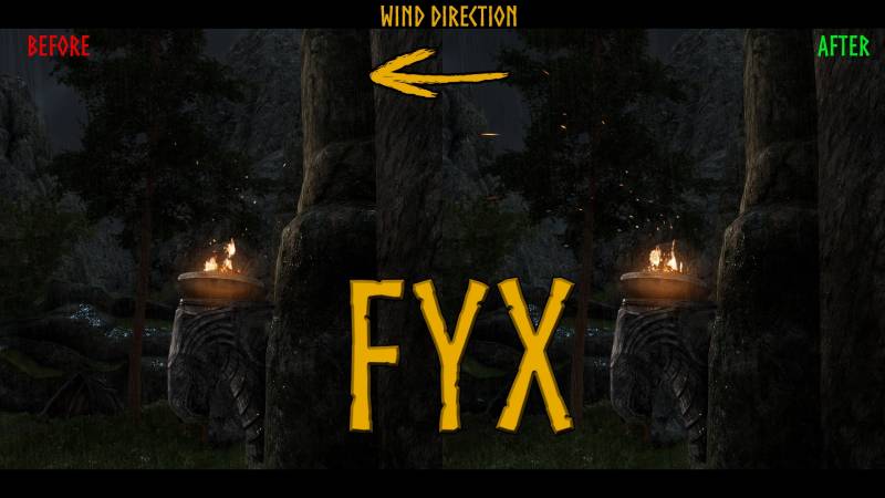 Sparks of Fire reacts to the Wind / Искры от костров реагируют на ветер