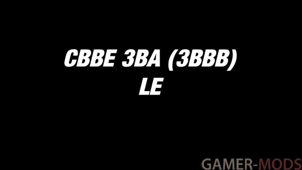 CBBE 3BA (3BBB) Body Amazing LE