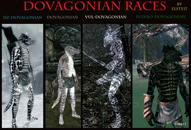 Раса Довагониан / Dovagonian Races