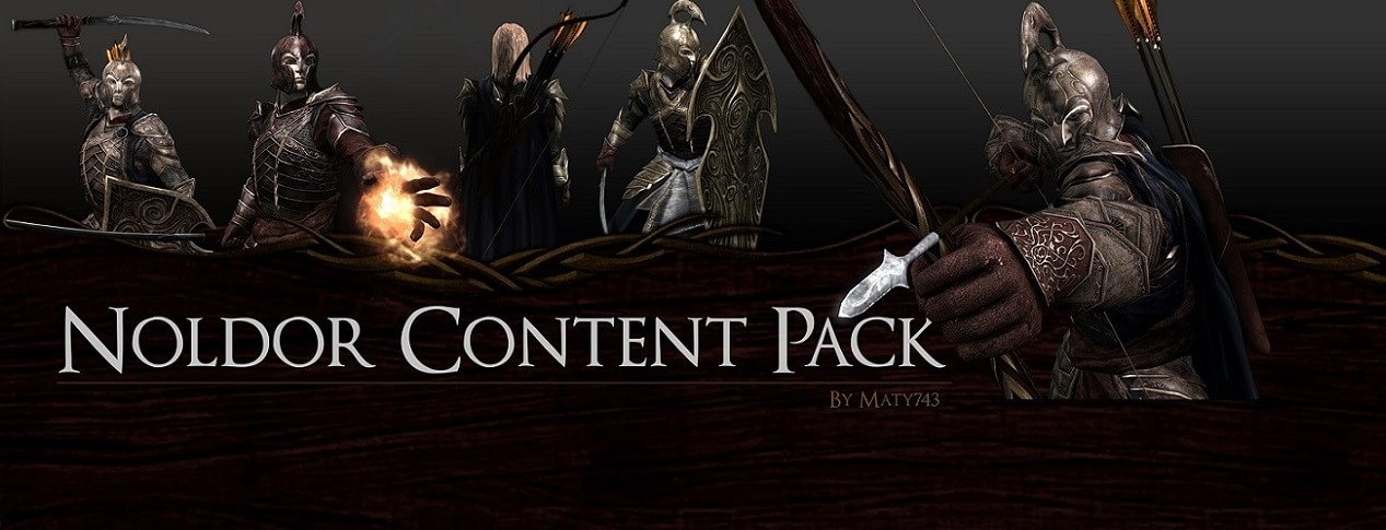 Нолдорская броня и оружие / Noldor Content Pack