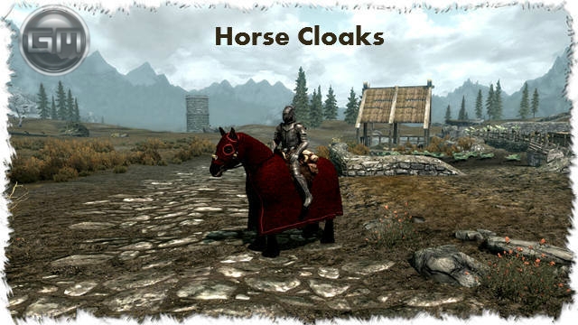 Накидки для лошадей / Horse Cloaks (with HDT physics)