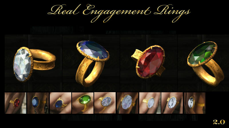 Кольца на левую руку / RealL Engagement Rings