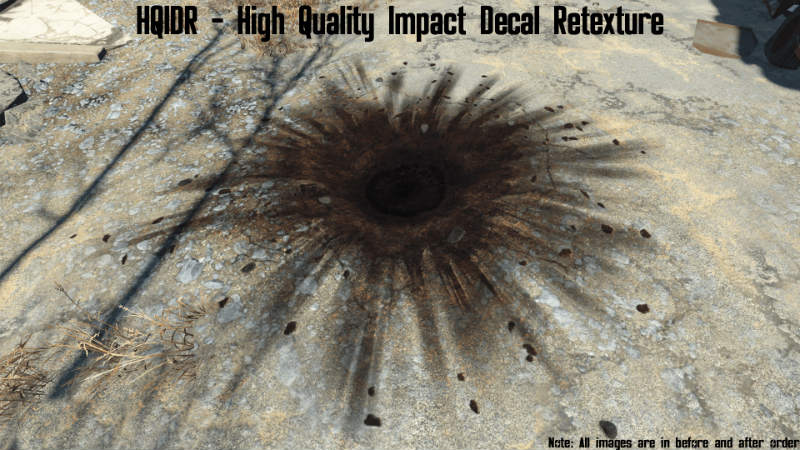 Улучшенные следы от пуль и взрывов / HQIDR - High Quality Impact Decal Retexture