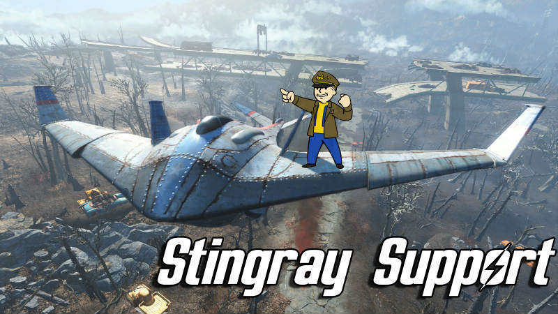 Стингрей - поддержка с воздуха / Stingray Air Support