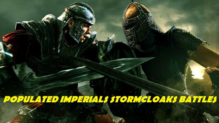 Сражения - Имперцы и Братья Бури / Populated Imperials Stormcloaks Battles