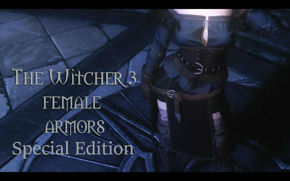 Женская одежда Ведьмак 3 (SE-АЕ) / Witcher 3 Female Armors SSE