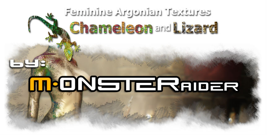 Ретекстур Аргониан женщин (SE-АЕ) / Feminine Argonian Textures (Chameleon and Lizard)