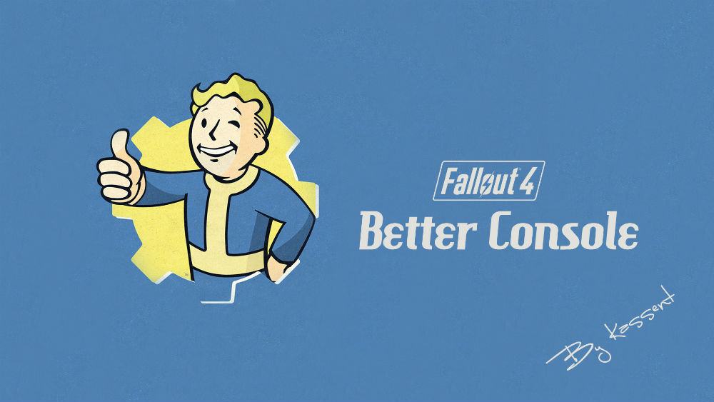 Улучшенная консоль в Fallout 4 | Better Console - F4SE