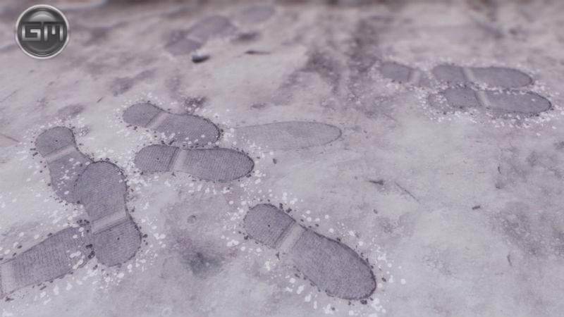 Следы от ног | Footprints