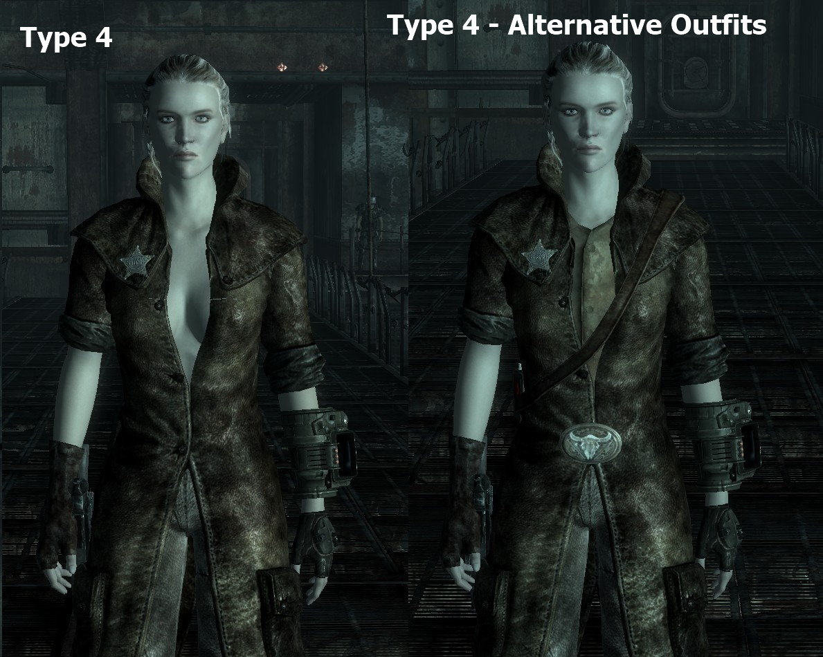 Fallout new vegas type 4 alternative outfits фото 4