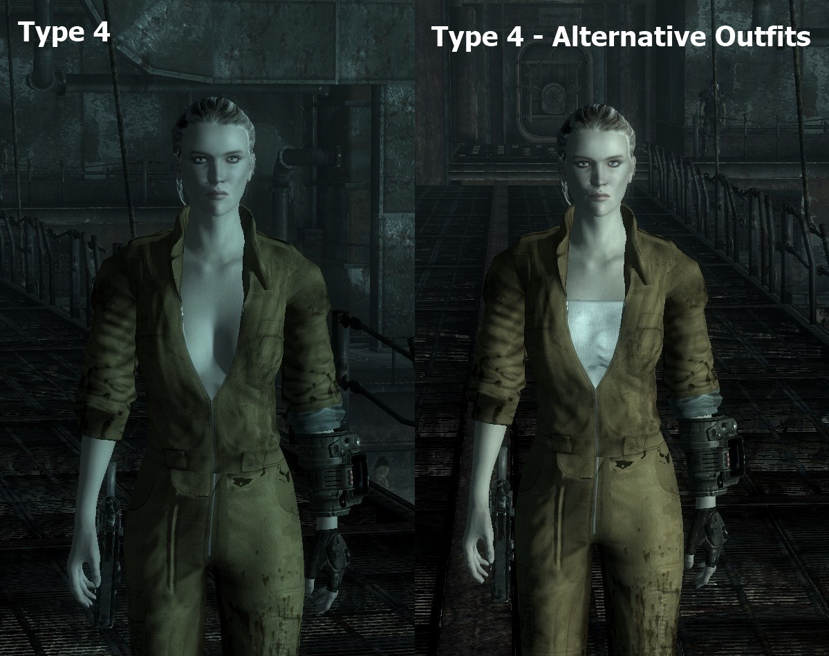 Fallout new vegas type 4 alternative outfits фото 3