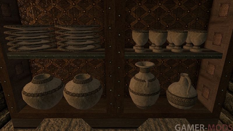 Dwemer ceramics | Ретекстур Двемерской посуды