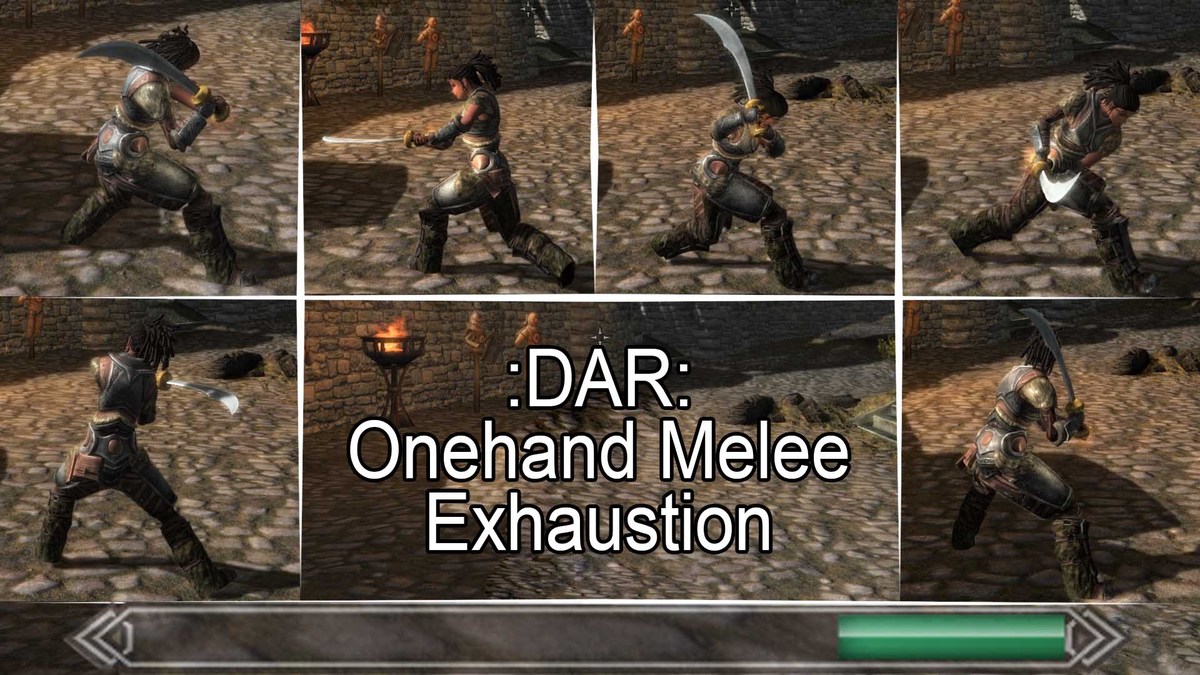 DAR - Рукопашное Истощение В Ближнем Бою | DAR - Onehand Melee Exhaustion