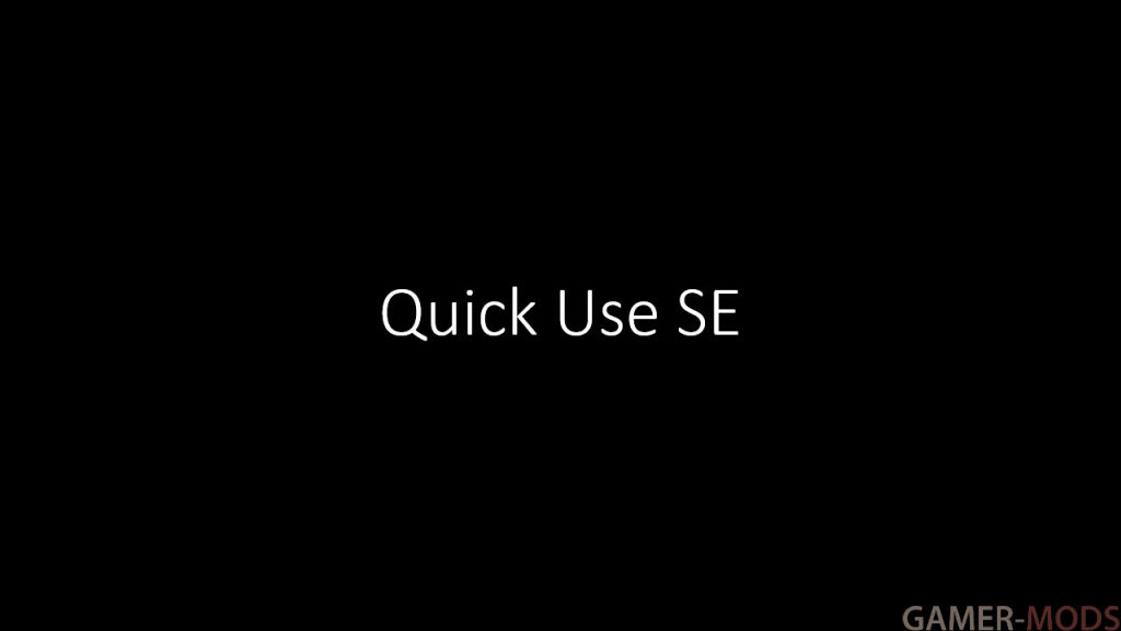 Quick Use SE | Быстрое экипирование