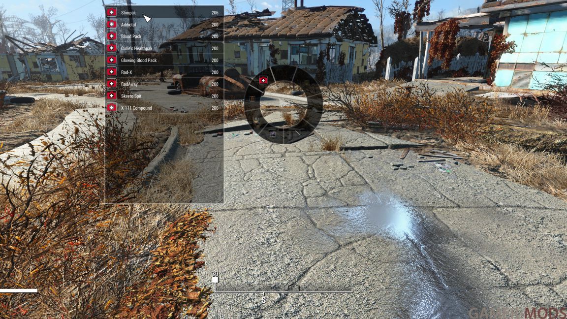 Меню колесо | Fallout 4 Wheel Menu