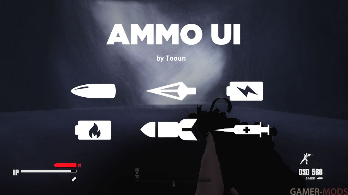 Интерфейс патронов | AMMO UI HUD
