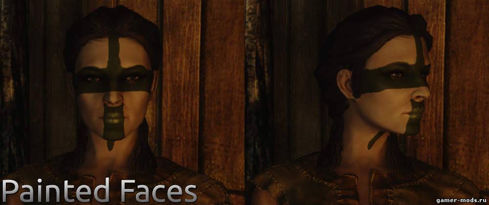 Ретекстур боевой раскраски / HDs Painted Faces