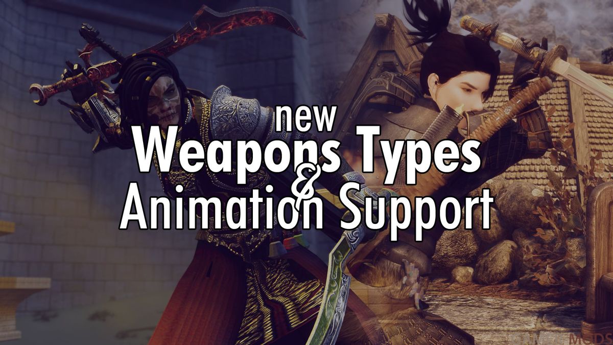 Поддержка анимаций для новых типов оружия | New Weapons Types and Animation Support