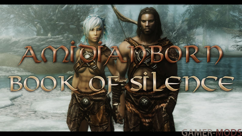skyrim amidianborn book of silence armors