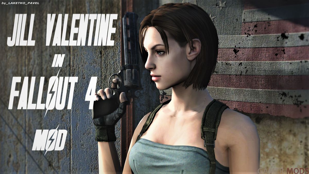 Джилл Валентайн раса для Fallout 4 | Jill Valentine playable race