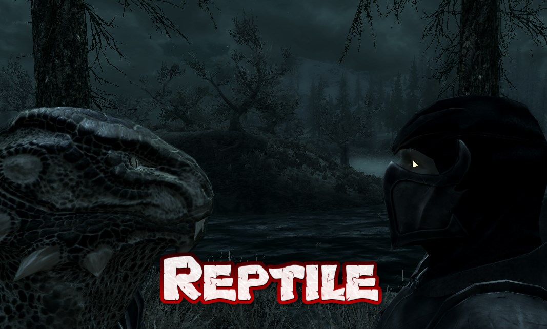 Рептиль --- ящер-вампир / Reptile --- lizard-vampire