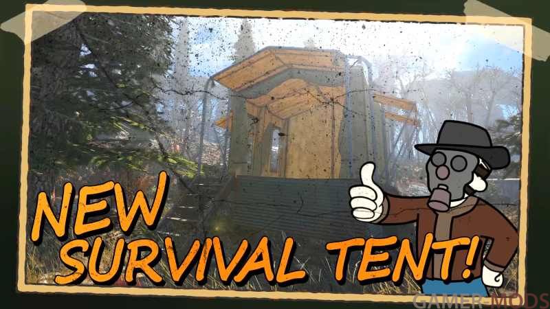 TU3SD4Y'S Fallout 76 Survival Tent / Палатка для выживания из Фаллаут 76