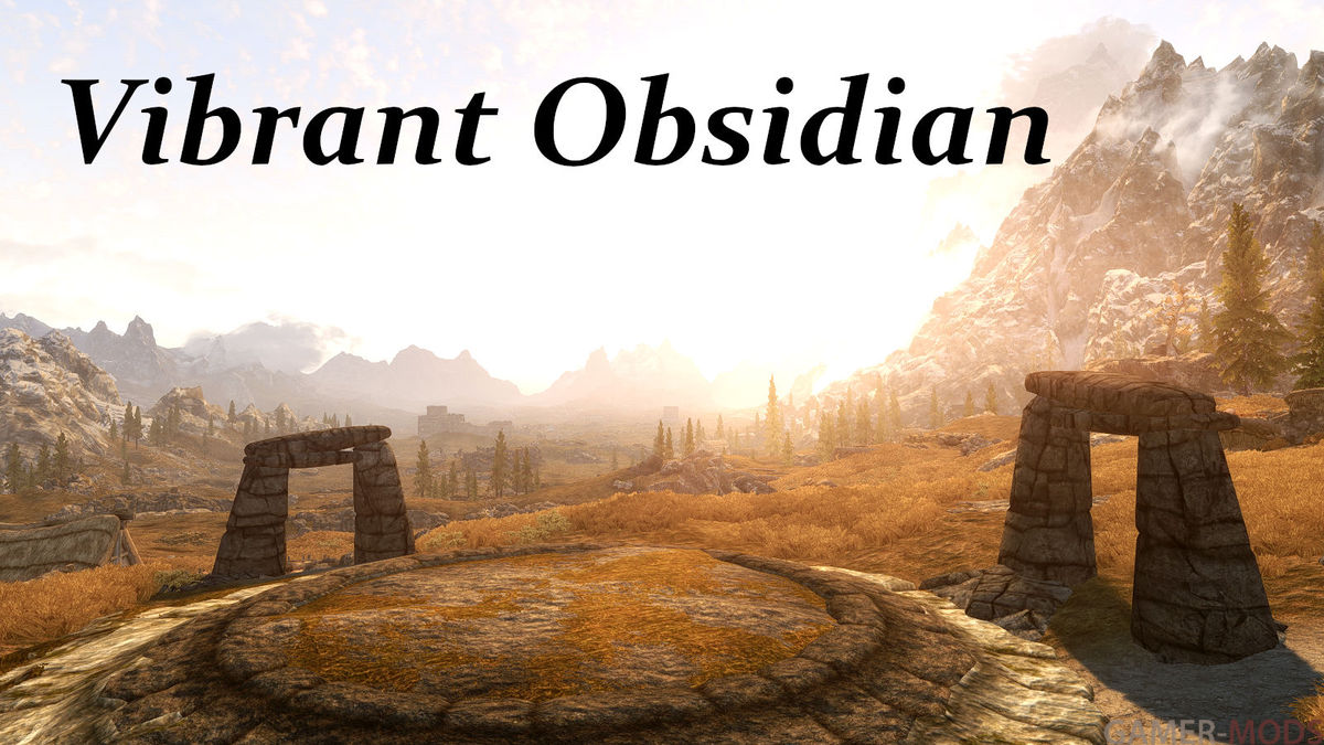 Vibrant Obsidian