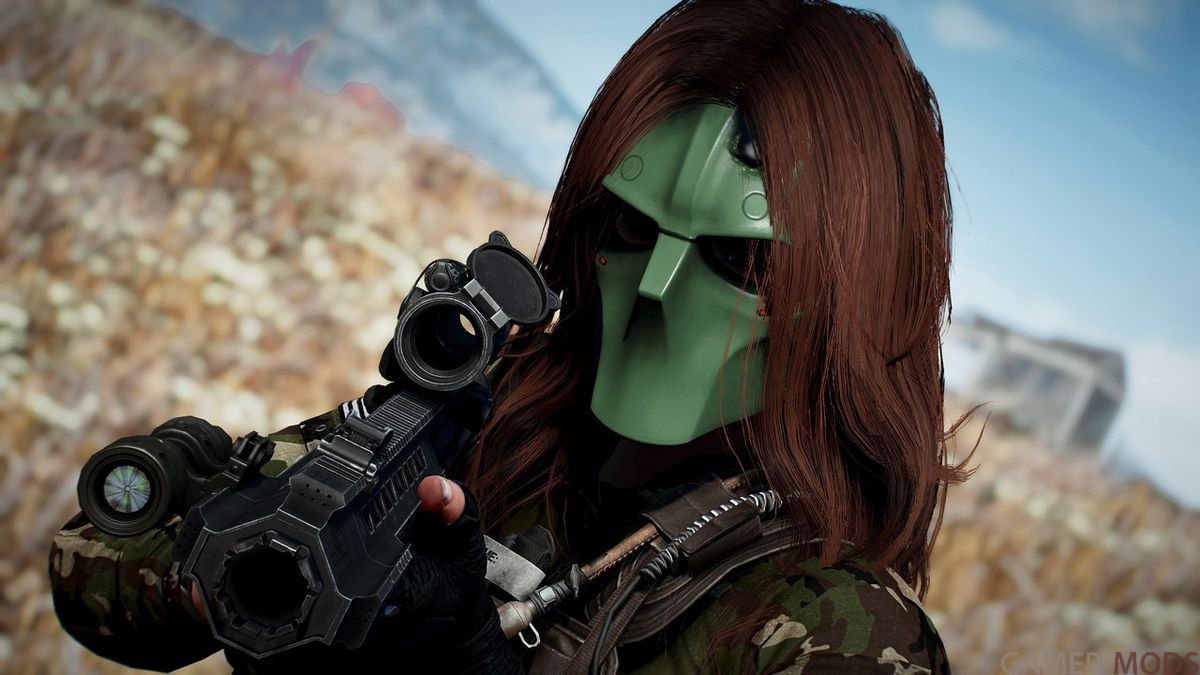 Мод добавляет в Fallout 4 баллистическую маску-череп. 