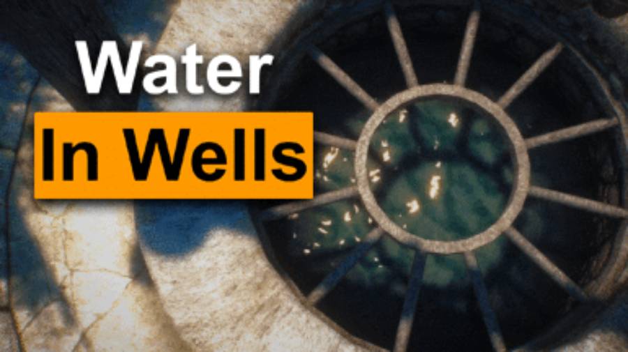 Вода в колодцах с анимацией (SE-AE) / Water in Wells - mesh-only animated wells