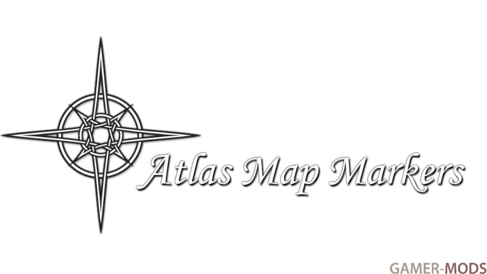 Атлас Скайрима - новые маркеры на карте с МСМ / Atlas Map Markers SE - Updated with MCM (SE-АЕ)