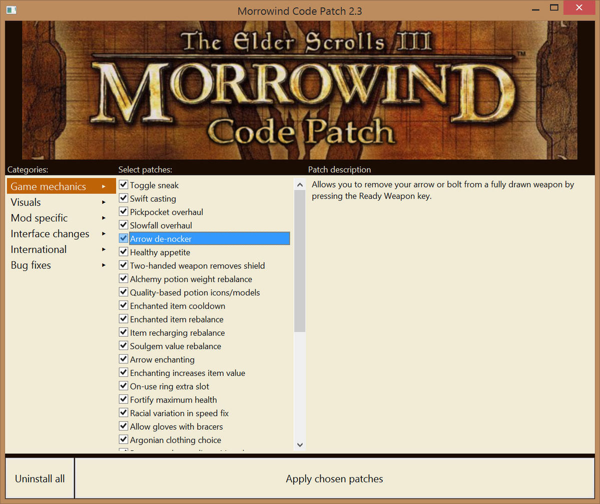 Morrowind Code Patch