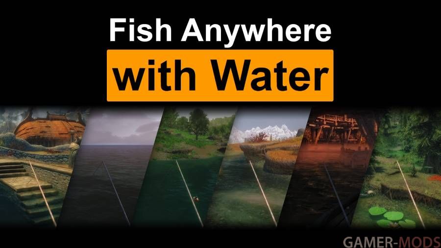 Fish Anywhere With Water / Рыбалка в любом месте (AE)