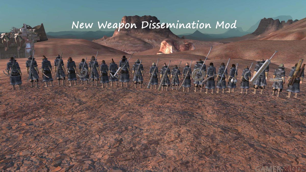 New Weapons Dissemination Mod / Мод распространения нового оружия
