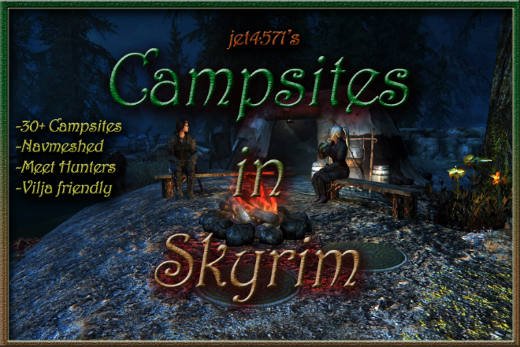 Палаточные лагеря Скайрима / Campsites in Skyrim