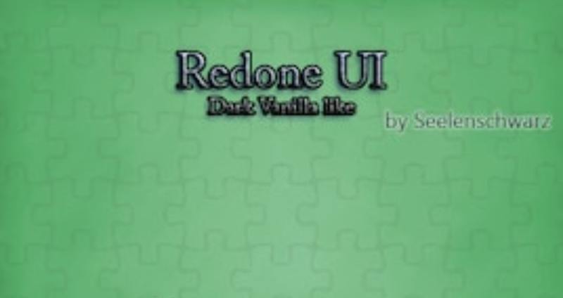 ReDone UI - Vanilla like / Новый интерфейс