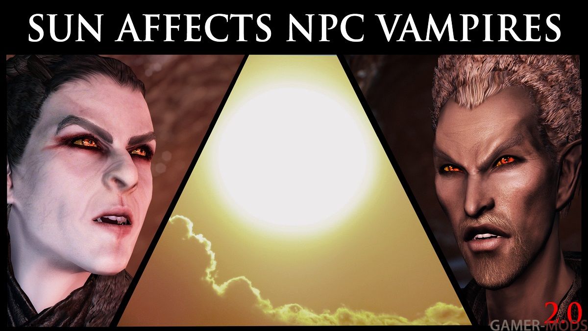 Светочувствительность вампиров (SE-AE) | Sun affects NPC vampires