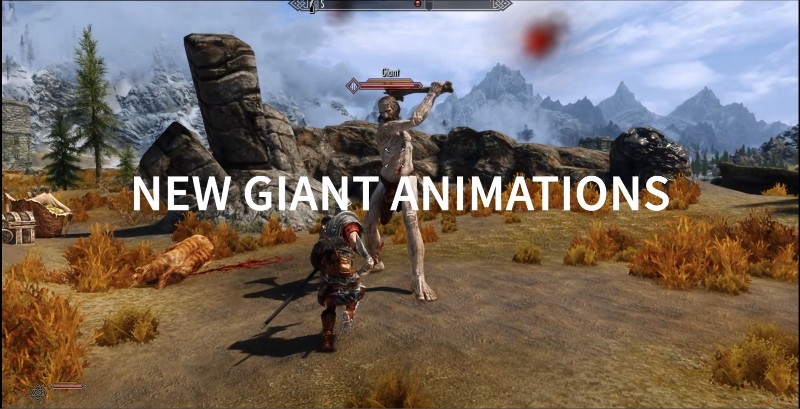 New Creature Animation - Giant SE (AE) / Анимации атаки для великанов