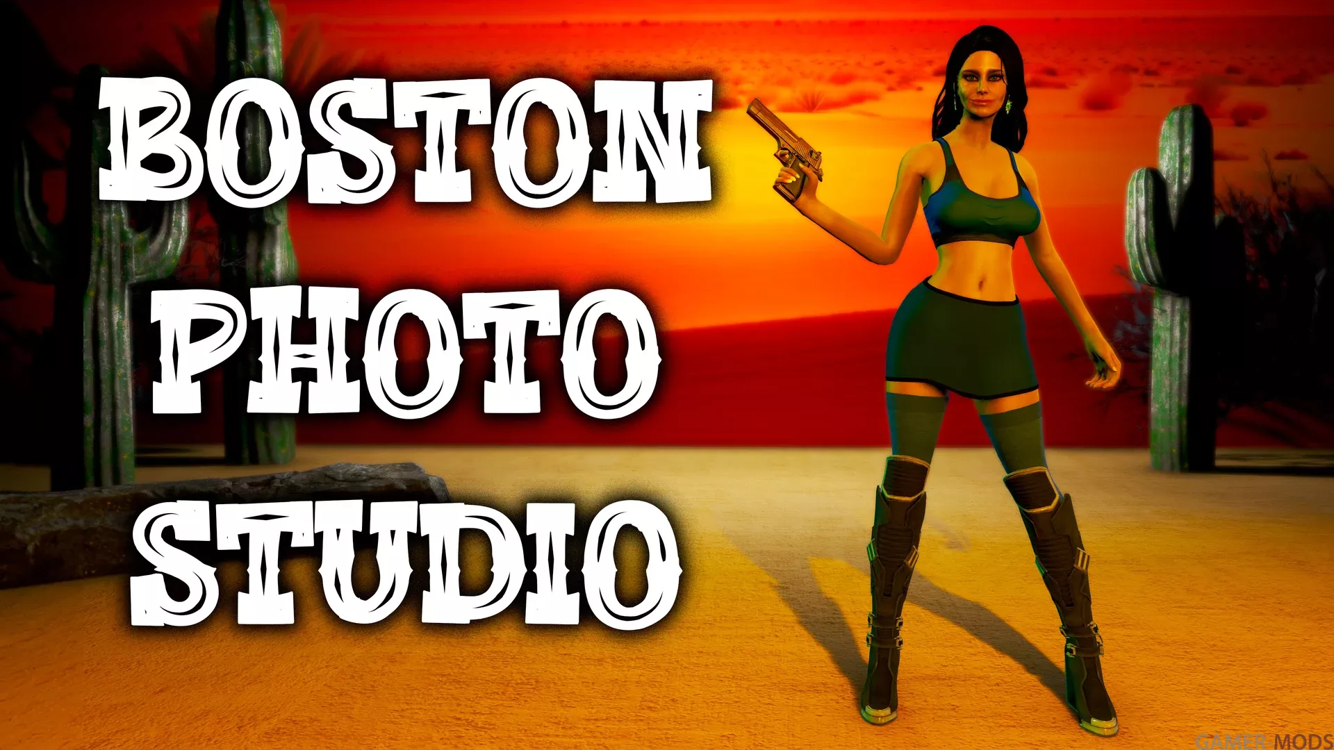Boston Photo Studio (Поселение и набор декораций с фонами для скриншотов)