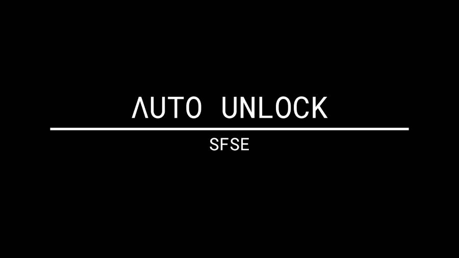 Auto Unlock SFSE / Авто разблокировка дверей-контейнеров-терминалов