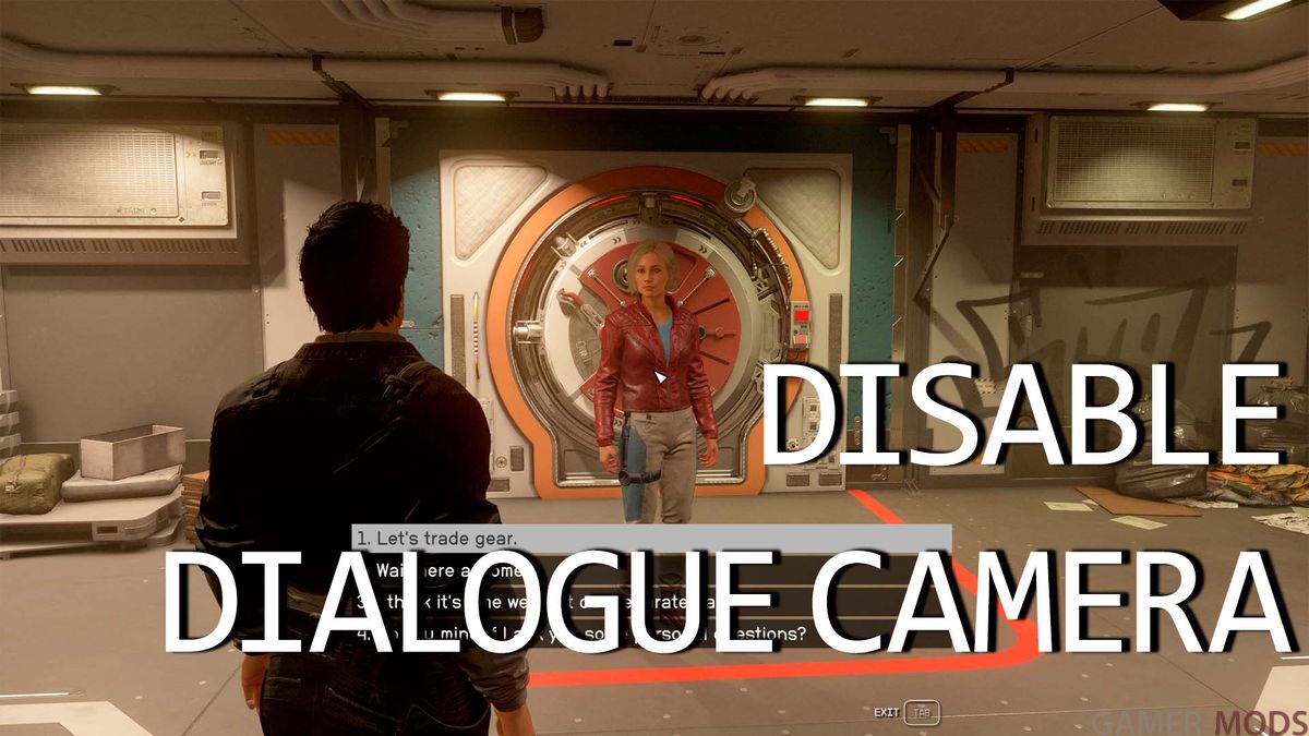 Disable Dialogue Camera / Отключение диалоговой камеры