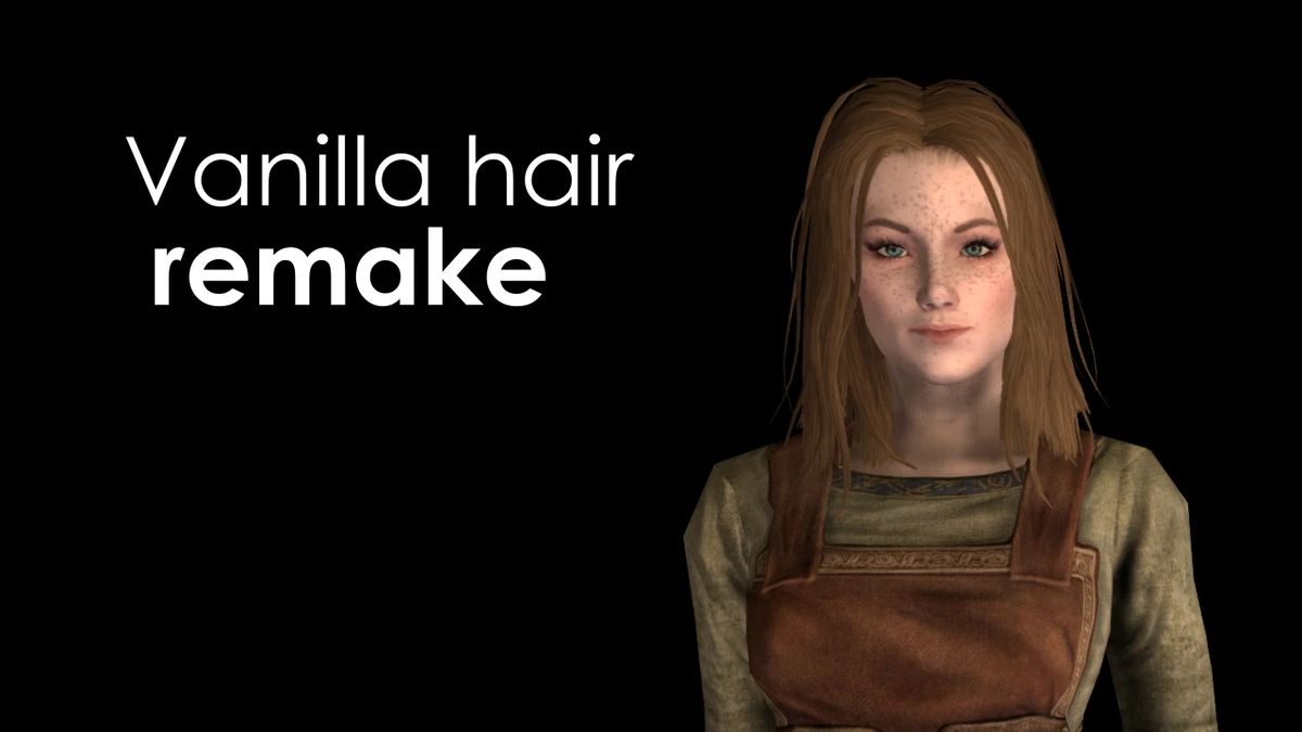 Переработка ванильных волос (SE-AE) | Vanilla hair remake