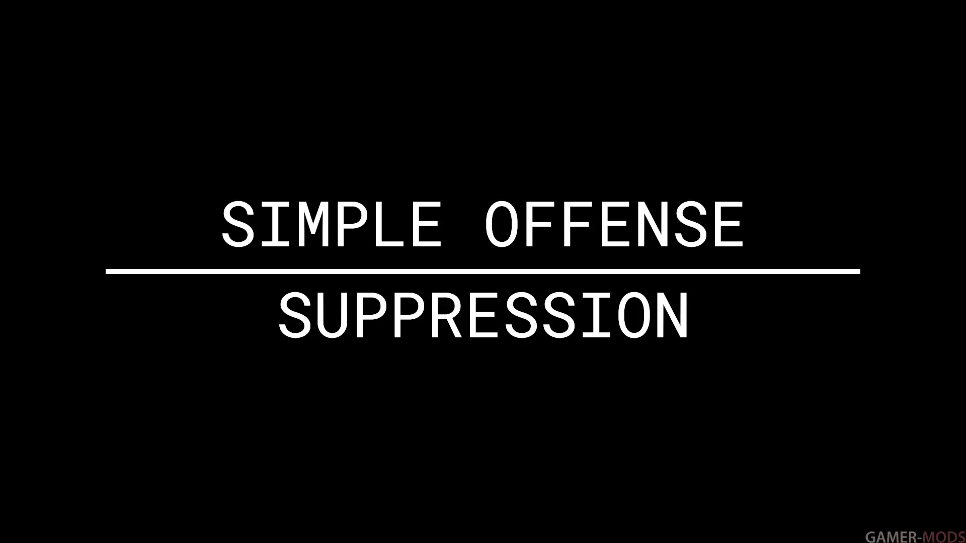 Simple Offence Suppression / Простое пресечение правонарушений