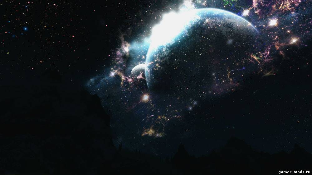 Звездное небо Скайрима / Starry sky